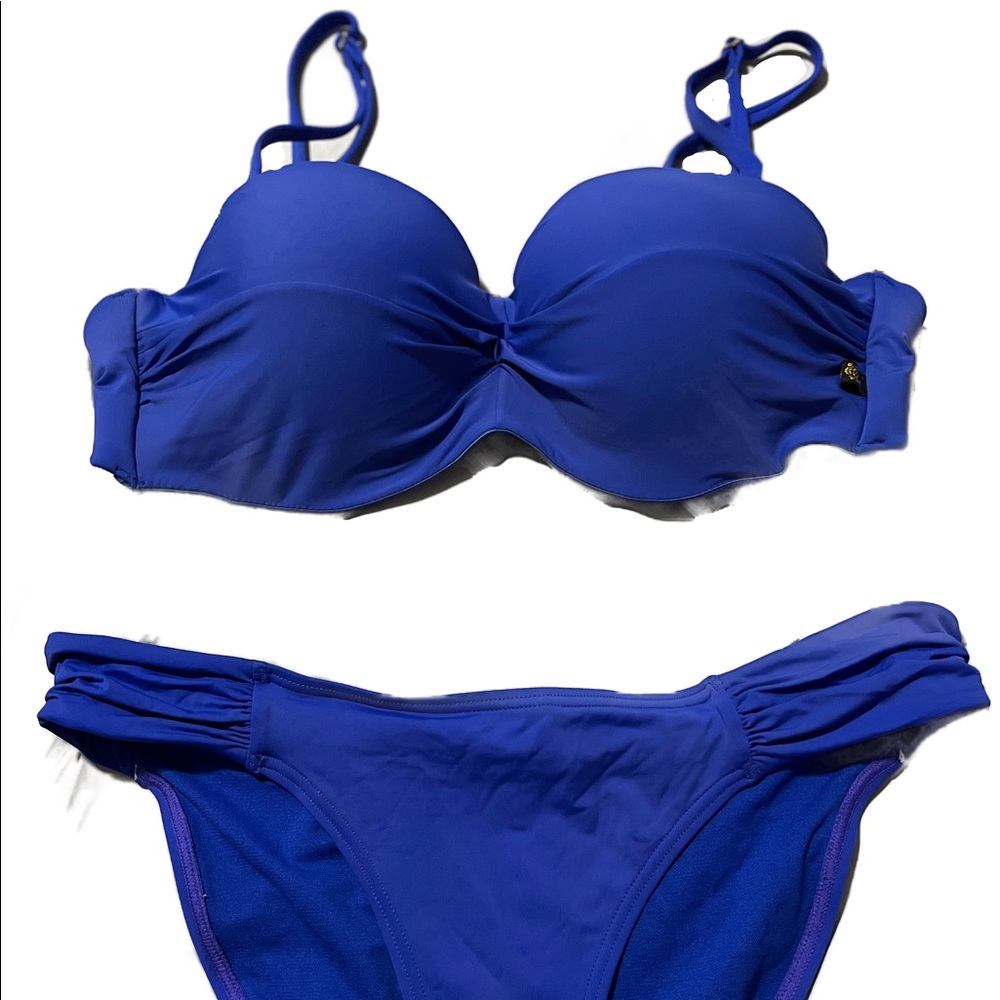 La Vie en Rose Aqua Bikini in Blue Large